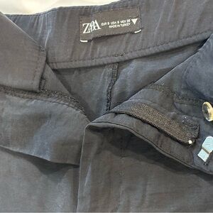 Zara black dress shorts (S)